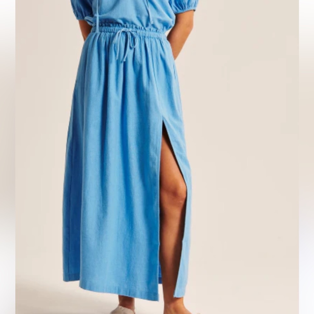 Resort Tie-Waist Maxi Skirt